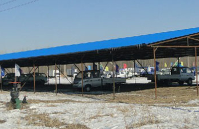 大慶福田汽車銷售停車場(chǎng)